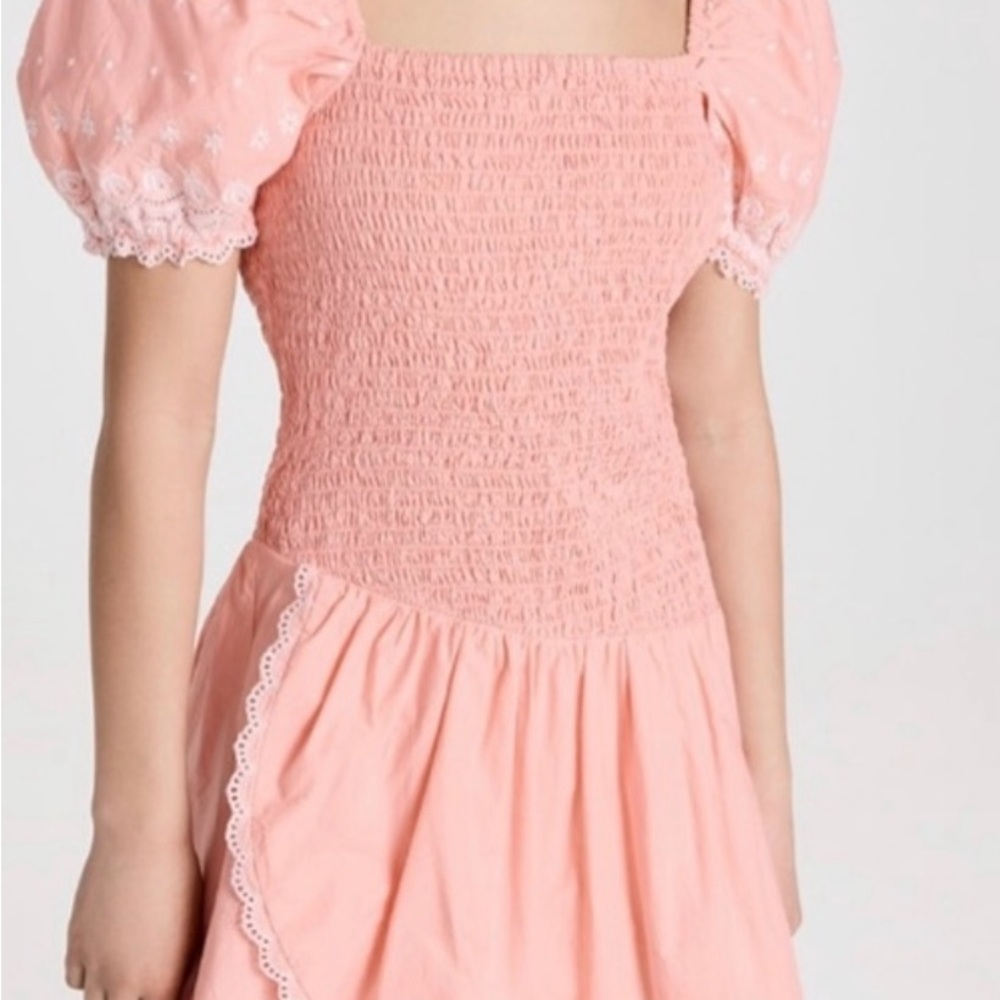 LoveShackFancy Pink Mini Dress - Picture 2 of 5